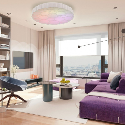 AL6030 60W круг, RGB, 4500Lm 3000K-6000K 500*100mm GRAND COLOR