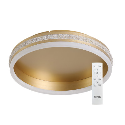 AL6600 70W круг, золотий 4550Lm 2700K-6500K 400*400*80mm SHINE