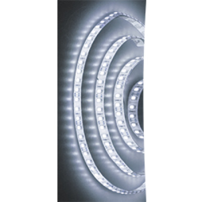 LS607 12V 14,4W 60SMD 5050 6500K IP65 5m*10mm