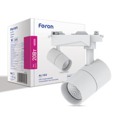 AL103 COB 20W 1800LM 4000K IP40 білий 78*160*168