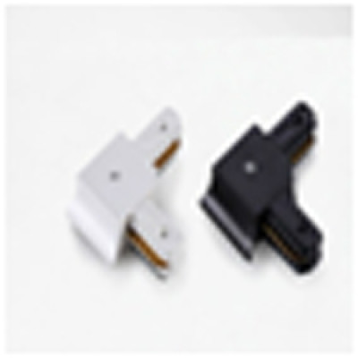 LD1001 конектор кутовий для шинопровода однофазного , чорний