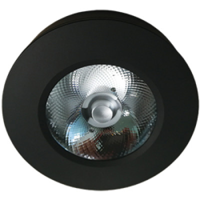 AL520 COB 7W круг, чорний 590Lm 4000K 85*20mm