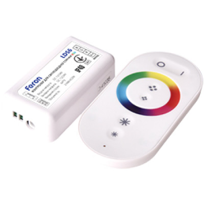 LD56 контролер для RGB DC12V max 216W (6A*3) 85*45*23mm білий