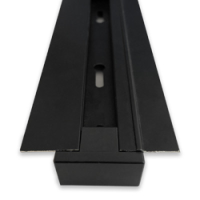 CAB1004 шинопровід однофазний вбудований для трекових світильників, чорний 2м