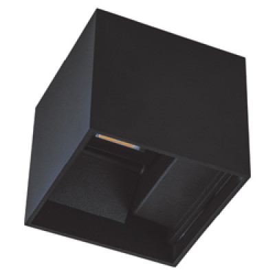 DH012 COB 2*3W 450LM 4000K IP54 , чорний 100*100*100мм