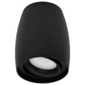 ML306 MR16/GU10 чорний, круг, поворотний, 80*100мм