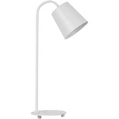 DE1440 настільний світильник білий E27, мережевий шнур із вимик. 1,5м (510*250*160мм)