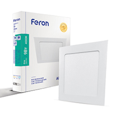 AL511-1  9W квадрат 540Lm 4000K 145*16mm