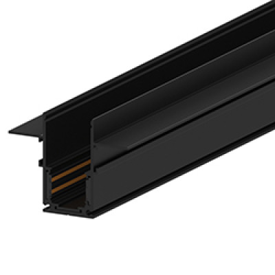 CABM1001 чорний 2м вбудований Шинопровід для низьковольтних трекових світильників