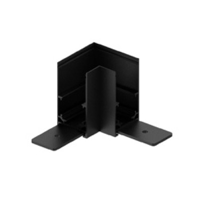 LD2021 чорний з'єднувач кутовий для низьковольтного накладної шинопровода