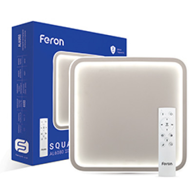 AL6080 70W квадрат, 4480Lm 3000K-6000K 400*400*37mm SQUARE