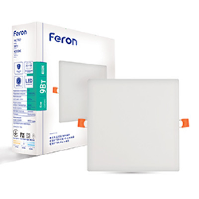 AL702  9W 900Lm 4000K квадратний вбудований 85*20mm