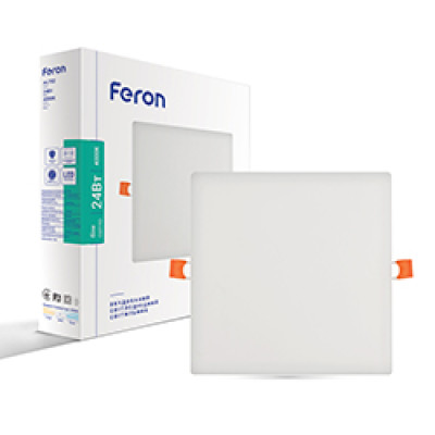 AL702 24W 2400Lm 4000K квадратний вбудований 170*20mm