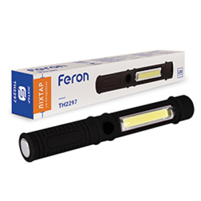 TH2297 Ліхтар на батарейках 3*ААA (нема в комп.), 2+0,5W, 120Lm, 165*22mm, магніт.