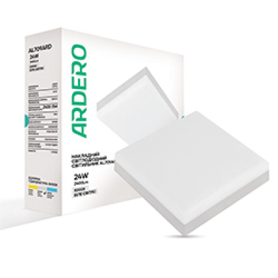 AL709ARD 24W квадрат накладний 2400Lm 5000K 170*170*40mm