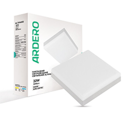 AL709ARD 32W квадрат накладний 3200Lm 5000K 225*225*40mm