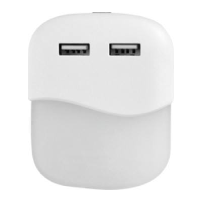 Нічник FN1123ARD квадрат 0,45W 4000К білий з сенсором та USB