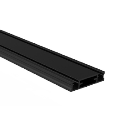 CAB1400 ULTRA чорний 1м накладний шинопровід 1000*25*5.5 мм