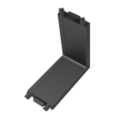 LD4012 ULTRA внутрішній кутовий чорний з'єднувач для шинопроводу CAB1400, 55*25*55 мм