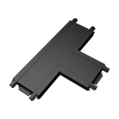 LD4013 ULTRA Т-подібний чорний з'єднувач для шинопроводу CAB1400, 85*55*5.5 мм