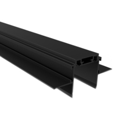 CAB1404 ULTRA чорний 1м вбудований шинопровід, 1000*65*32 мм