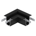 LD2006 кутовий чорний з'єднувач для вбудованого шинопроводу CABM1002