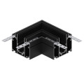 LD2030 кутовий чорний з'єднувач для вбудованого шинопроводу CABM1003