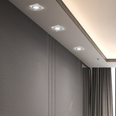 DL2802 GX53 квадрат білий Max 13W