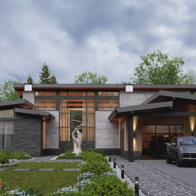 LL-4100ARD 100W 10000Lm 6500K (252*203*50мм) чорний IP65