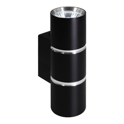 ML389-2 MR16/GU10, чорний+хром, Ф55*180мм BAMBOO