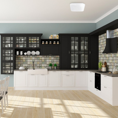 AL806ARD 36W квадрат накладний 3060Lm 5000K 230*230*40mm зорян.небо