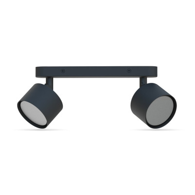 ML411-2 GX53, чорний, подвійний, поворотний, 280*80*96 мм  LC