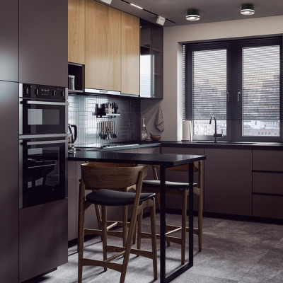 ML406 GX53, чорний, ф80*45 мм  ARD