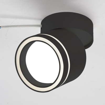 ML418-1 GX53, чорний, поворотний, ф82*93 мм  ARD