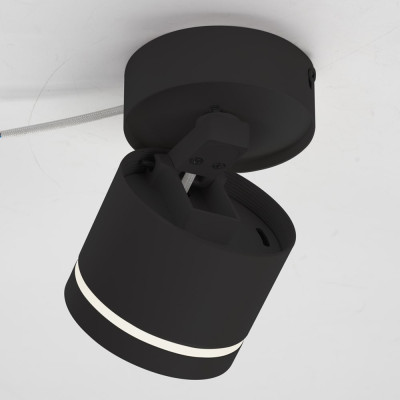 ML418-1 GX53, чорний, поворотний, ф82*93 мм  ARD