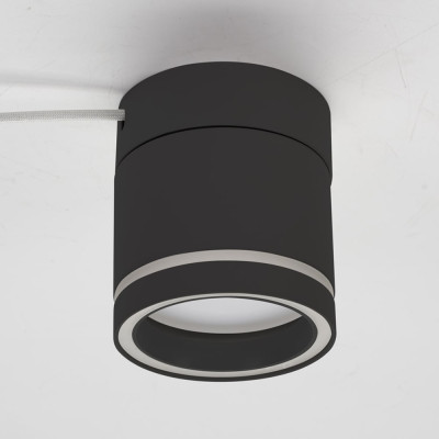 ML418-1 GX53, чорний, поворотний, ф82*93 мм  ARD