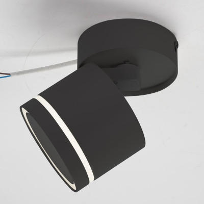 ML418-1 GX53, чорний, поворотний, ф82*93 мм  ARD