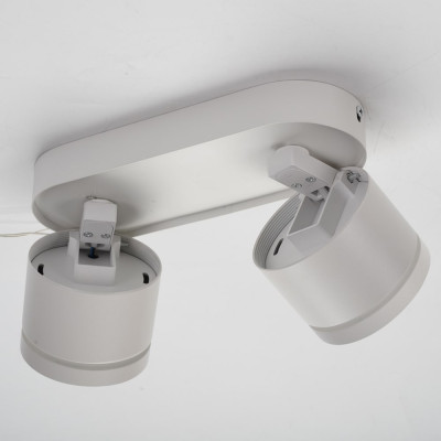 ML418-2 GX53, білий, подвійний, поворотний, 220*82*93 мм  ARD