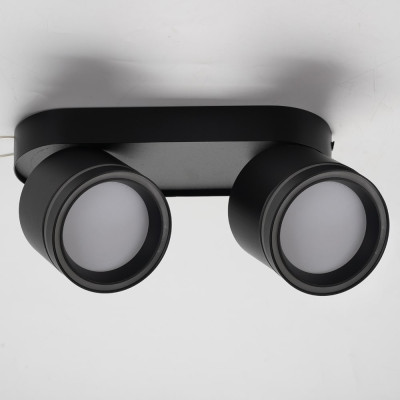 ML418-2 GX53, чорний, подвійний, поворотний, 220*82*93 мм  ARD