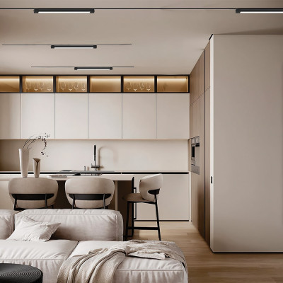 AL122F 40Вт 4000К 120 град чорний 614*33*41 мм ARD