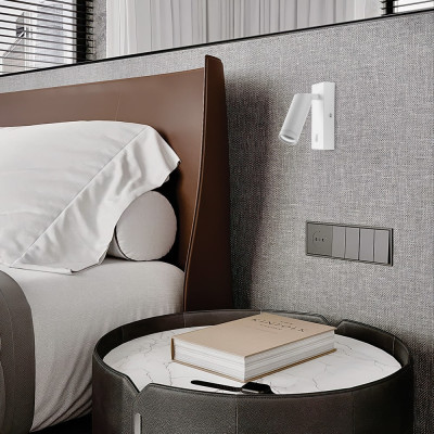 ML511-S MR11/G5.3, з вимикачем, білий, поворотний, 130x60x160 мм  ARD