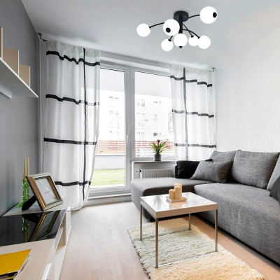 AL6477-1ARD 60W 5760Lm 3000K-6000K 680*680*300mm чорний PRIMA NERO