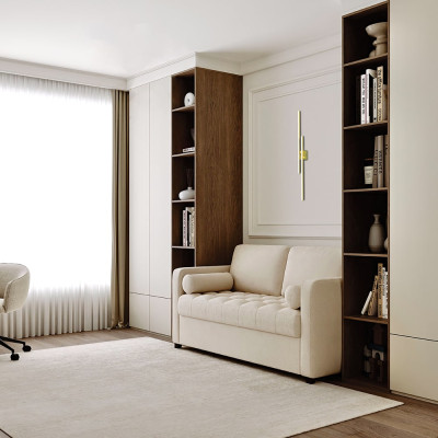 AL6481ARD 30W 1800Lm 3000/4500/6000K 850*75*65mm золотий TEO