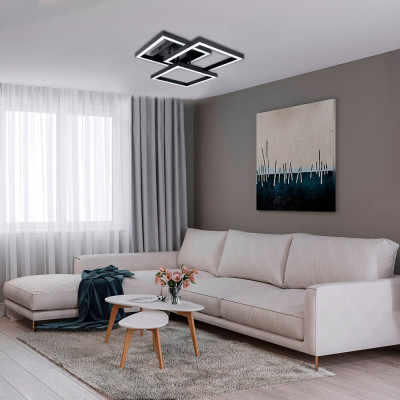 AL6493ARD 60W 1500Lm 3000K-6000K 415*360*135mm чорний URBAN B