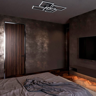 AL6495ARD 95W 2400Lm 3000K-6000K 710*490*95mm чорний URBAN B