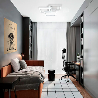 AL6493-1ARD 60W 3600Lm 3000K-6000K 415*360*135mm білий URBAN W