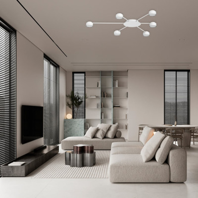 ML471-6, білий, 6*GX53, 790*755*55мм LC