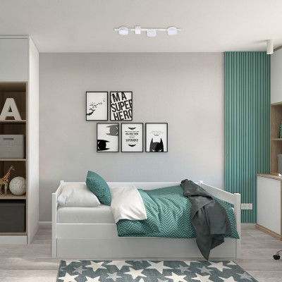 ML483-3, білий, 3*GX53, 600*103*64мм ARD