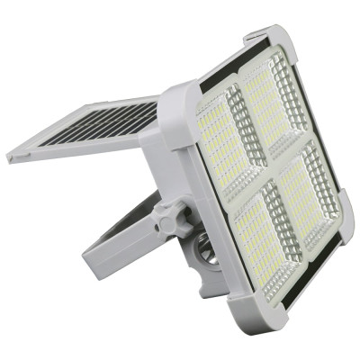 EL302 акум. світильник з сонячною панеллю 240LED, 177*157*50 мм, 4х1200 мА-год, cірий, LC