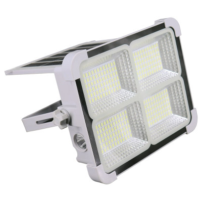 EL303 акум. світильник з сонячною панеллю 288LED,  210*170*70 мм, 6х1200 мА-год, cірий, LC